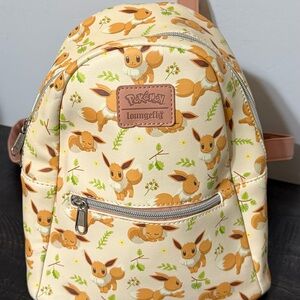 Loungefly Pokémon Eevee Backpack - Cream and Tan